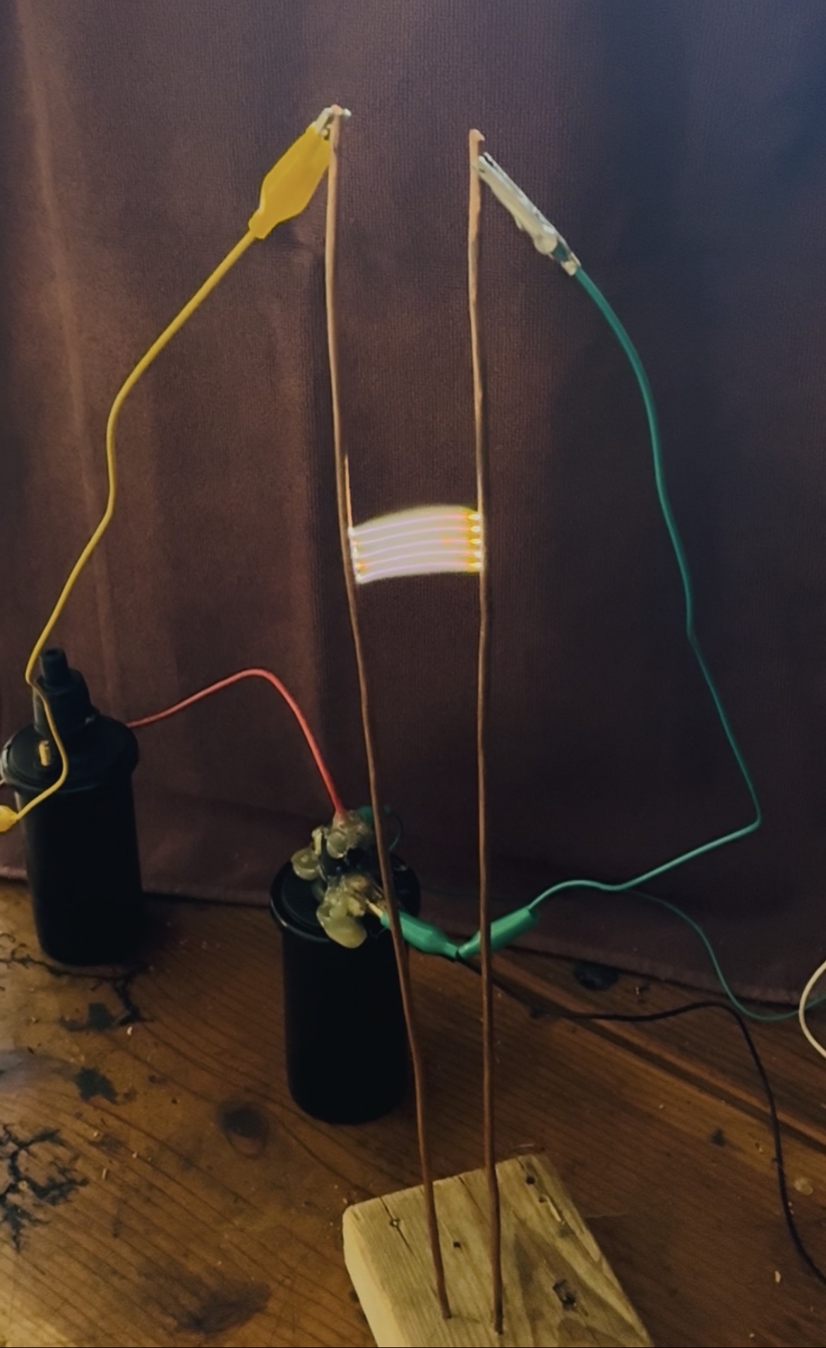 arcs in the middle of the jacob's ladder